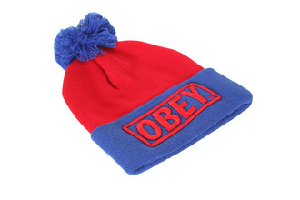 Шапка OBEY Big Logo Красный / Синий