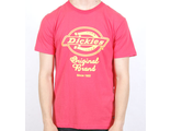 Футболка Dickies Big Logo Розовый / Желтый