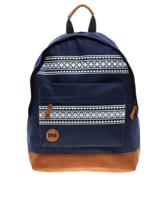 Рюкзак Оригинал MI-PAC Nordic Backpack Темно-синий / Серый